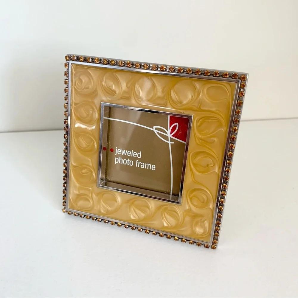Hold NWOT Crystal enamel frame